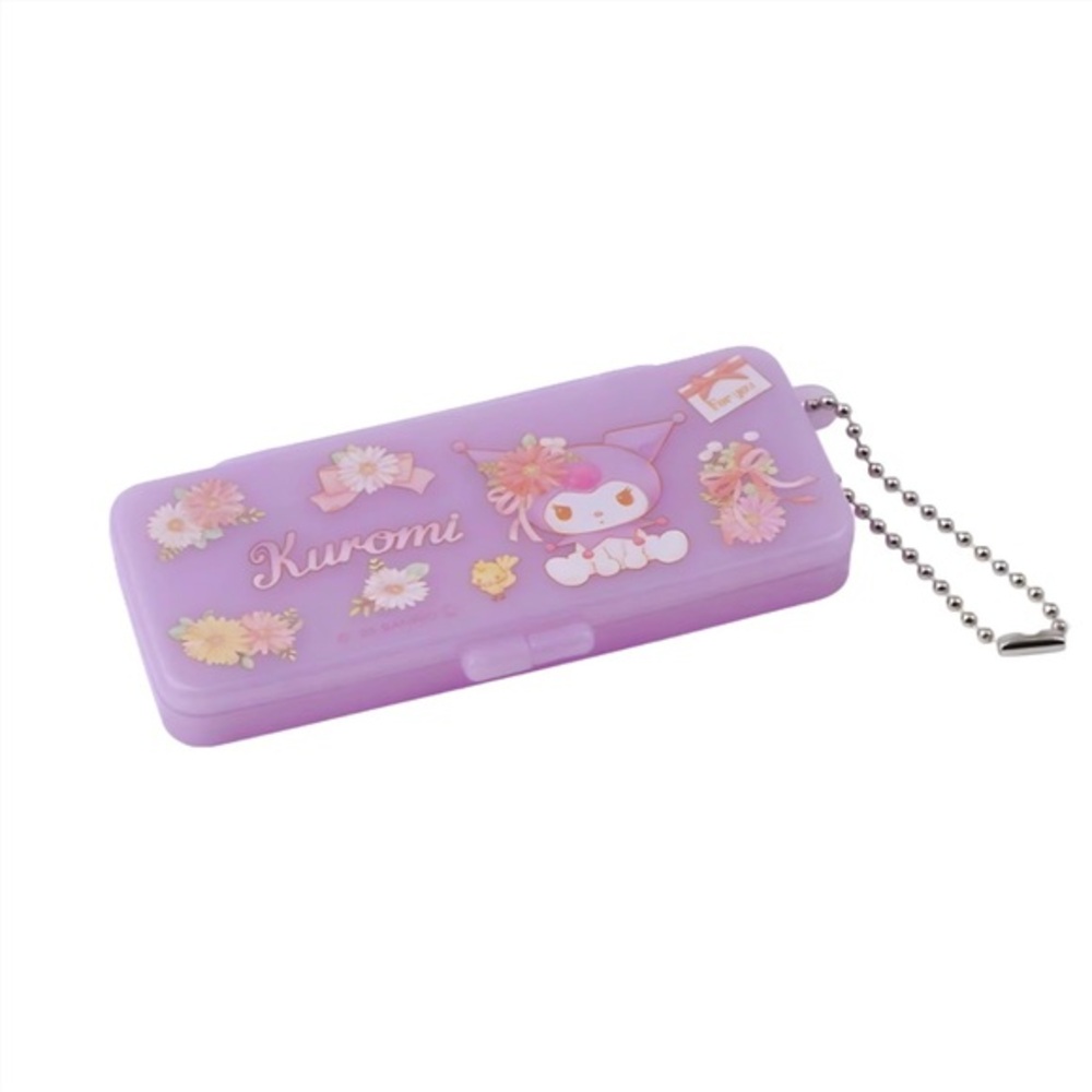 Sanrio Kuromi Mini Accessory Case - Kawaii Purple, Travel Pill Bandage Box
